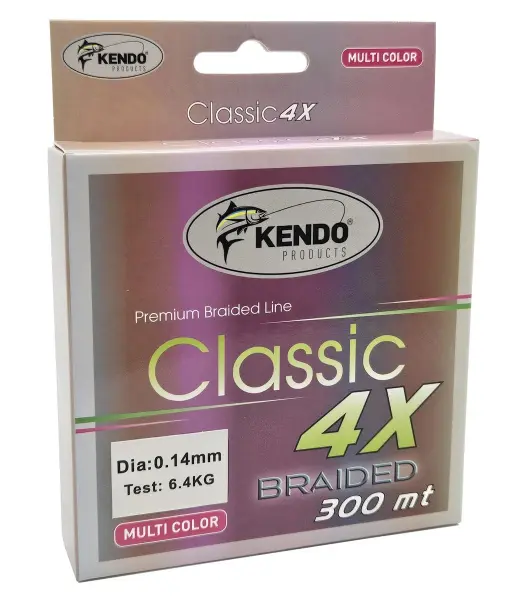 Kendo Classic 4X 300m Multicolor Örgü İp Misina