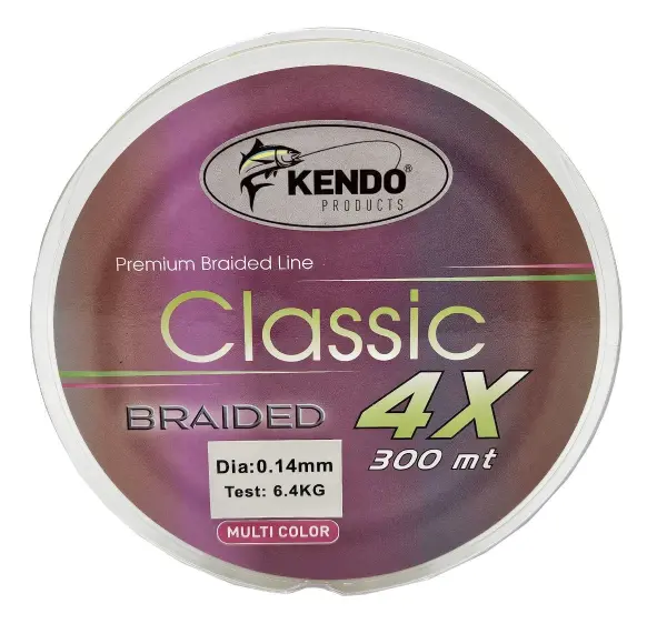 Kendo Classic 4X 300m Multicolor Örgü İp Misina