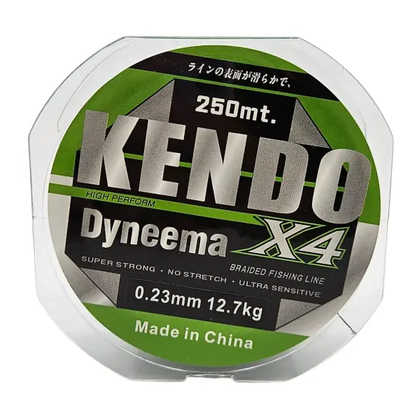 Kendo Dynema 4 Örgü 250Mt (Green) İp Misina