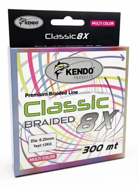 Kendo Classic 8X 300m Multicolor Örgü İp Misina