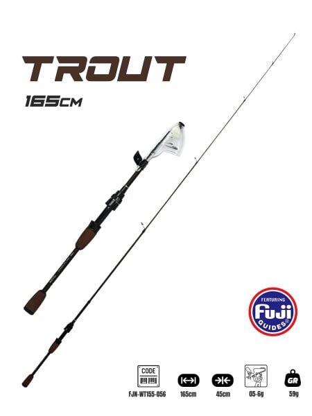 Fujin Trout 165 Cm 05-6 Gram Teleskopik Alabalık LRF Kamışı