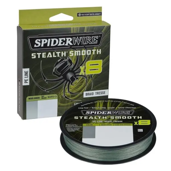 SpiderWire Stealth Smooth x8 Pe Braid 150m Moss Green Örgü İp Misina