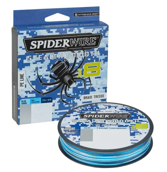 Spider Wire Stealth Smooth8 x8 Pe Braid 150m Blue Camo Örgü İp Misina