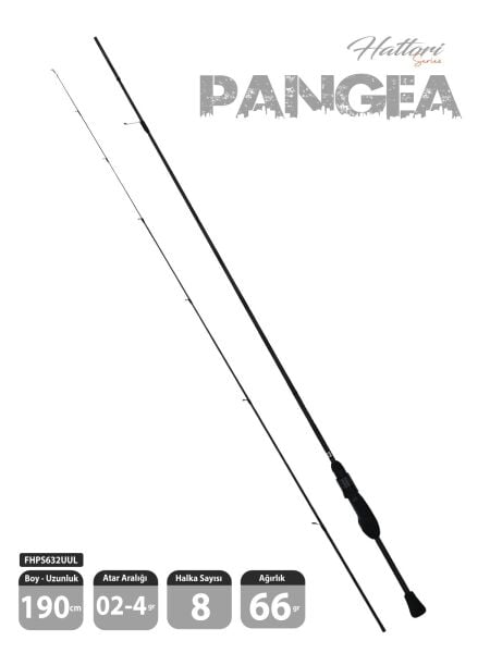 Fujin Hattori Pangea 190cm 02-4gr LRF Kamışı 632UUL