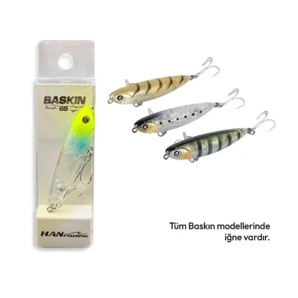 Hanfish Baskın 6.5 Cm 7 Gr Su Üstü Maket Balık