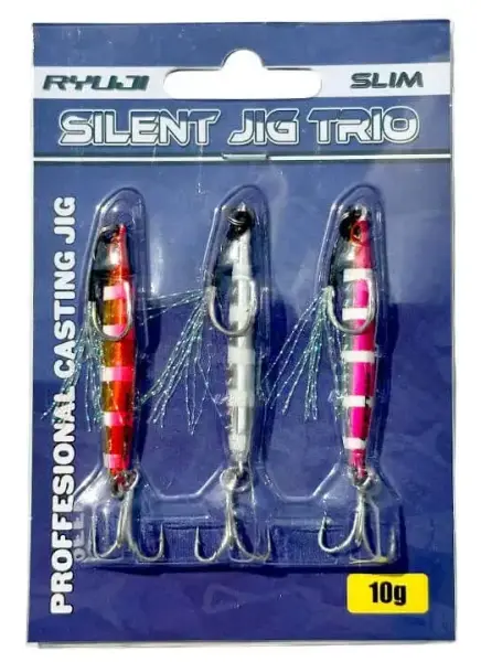 RYUJI SILENT JIG TRIO, ZEBRA MIX (3 AD) 20 Gram