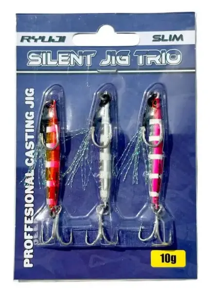 RYUJI SILENT JIG TRIO, ZEBRA MIX (3 AD)  15 Gram