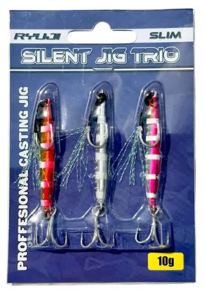 RYUJI SILENT JIG TRIO, ZEBRA MIX (3 AD)  10 Gram