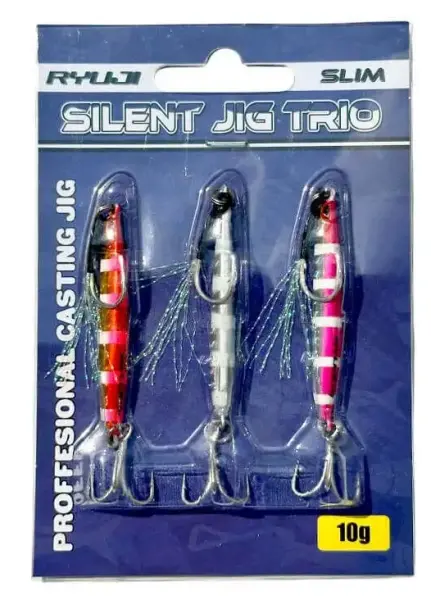 RYUJI SILENT JIG TRIO, ZEBRA MIX (3 AD) 7 Gram